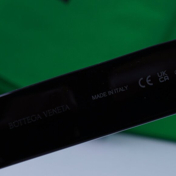 Bottega Veneta BV1251S 001 Cat Eye Sunglasses - Black/Grey main image 7